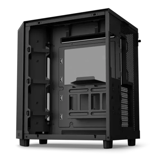 Корпус без блока питания/ Case NZXT H6 Flow RGB (2023), Midi-Tower, TG, 3x120mm RGB, 2xUSB-A 3.2 + 1xUSB-C 3.2, ATX, mATX, mITX Black