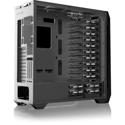 Корпус без блока питания/ Case Raijintek ZOFOS ULTRA, Full-Tower, TG, no fan, 2xUSB-A 3.0 + 1xUSB Type-C , SSI-EEB, E-ATX, ATX, mATX, mITX Black