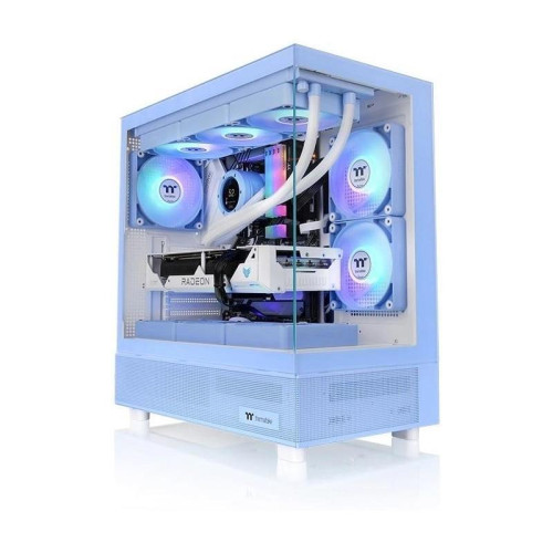 Корпус Thermaltake View 270 TG ARGB Hydrangea голубой ATX 9x120mm 2x140mm 1x200mm 2xUSB3.0 audio bott PSU [CA-1Y7-00MFWN-00]