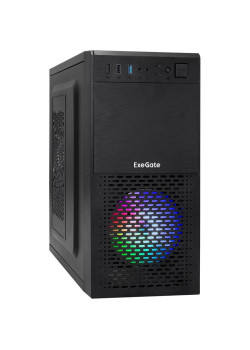 Корпус Exegate mEvo-7807 черный mATX 2x80mm 1x92mm 1x120mm 1xUSB2.0 1xUSB3.0 audio [EX292981RUS]