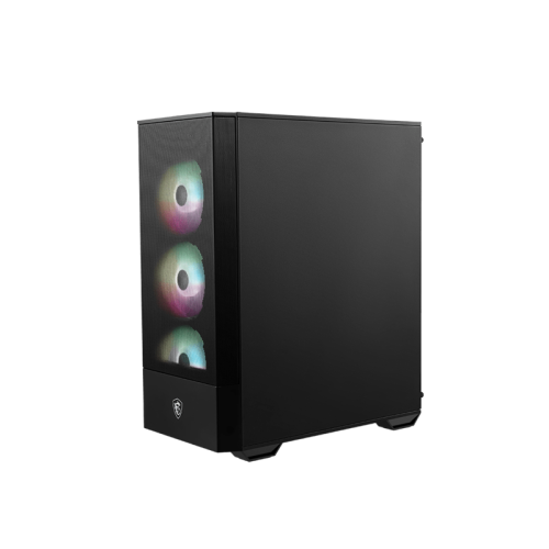 Корпус ПК без блока питания/ Case MSI MAG FORGE 112R, Midi-Tower, TG, 4x120mm ARGB, 2xUSB 3.2, ATX, mATX, mITX Black
