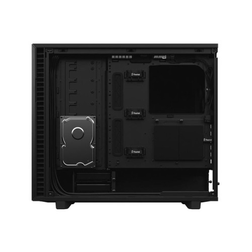 Корпус ПК без блока питания/ Case Fractal Design Define 7 Solid, Midi-Tower, 3x140mm, 2xUSB-A 2.0 + 2xUSB-A 3.2 + 1xUSB 3.2 Type-C E-ATX, ATX, mATX, mITX Black