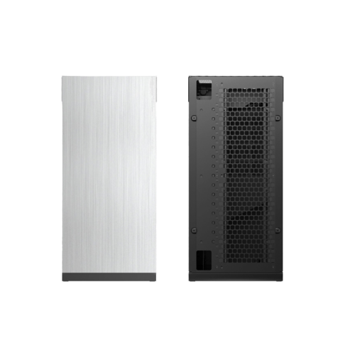 Корпус ПК без блока питания/ Case Geometric Future Model 8 Dharma, Midi-Tower, TG, no fans, 2xUSB-A 3.0,  2xUSB-A 2.0, 1xUSB 3.2 Type-C, E-ATX, ATX, mATX, mITX Silver/Black