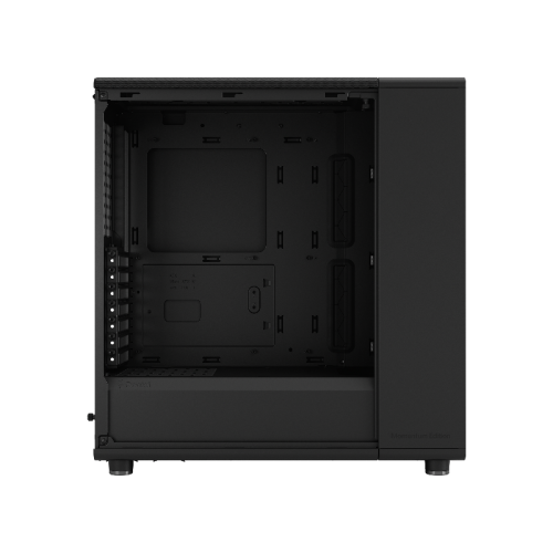Корпус ПК без блока питания/ Case Fractal Design North TG Momentum Edition, Midi-Tower, 3x120mm, 2xUSB-A 3.2 + 1xUSB 3.2 Type-C ATX, mATX, mITX Wood panel, Black