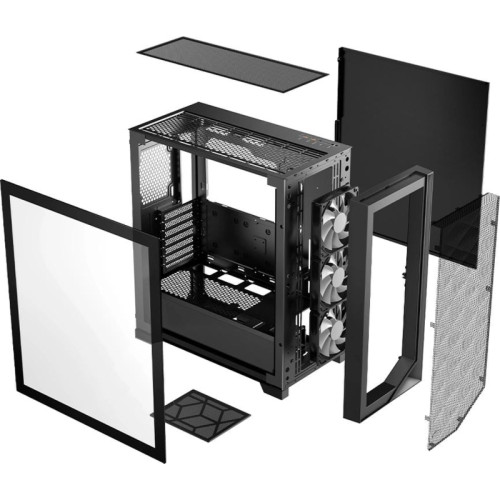 Корпус PcCooler C3D510 BK черный ATX 2xUSB3.0 audio bott PSU [C3D510-BKP0-GL]