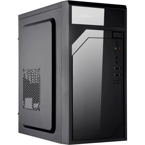 Корпус KingPrice KPCC-MN208 черный mATX 1x80mm 2x120mm 2xUSB2.0 audio [KPCC-MN208]