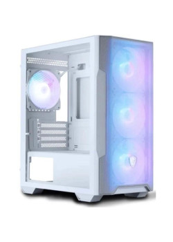 Корпус MSI MAG Forge M100R белый mATX 2x120mm 2xUSB2.0 1xUSB3.0 audio bott PSU [306-7G20W21-HH9]
