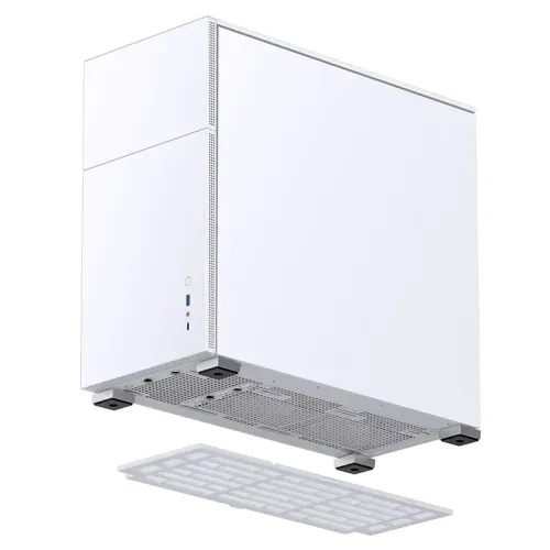Корпус без блока питания/ Case JONSBO D41 STD, Midi-Tower, TG, no fan, 1xUSB-A 3.2 + 1xUSB-C 3.2, ATX, mATX White