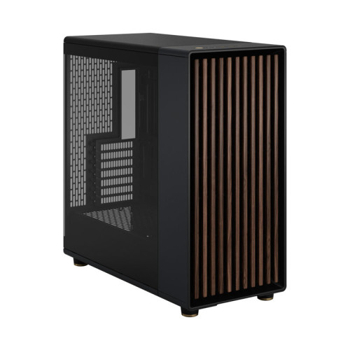 Корпус ПК без блока питания/ Case Fractal Design North XL RC Charcoal TG Dark, Full-Tower, 3x140mm, 2xUSB-A 3.0 + 1xUSB 3.2 Type-C, ATX, mATX, mITX Black