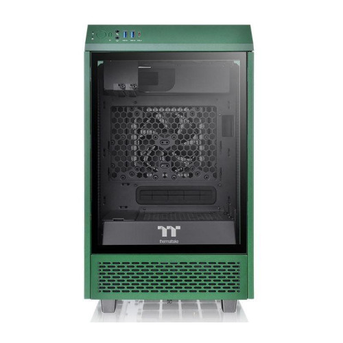 Корпус Thermaltake The Tower 100 Racing зеленый miniITX 1x120mm 3x140mm 2xUSB3.0 audio bott PSU [CA-1R3-00SCWN-00]