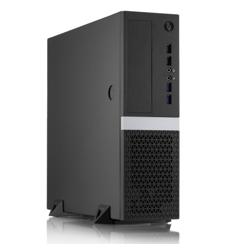 Корпус с блоком питания 300Вт./ Сase Foxline mATX Desktop 300W FL-211 mATX case, black, w/PSU TFX 300W, w/2xUSB2.0+2xUSB3.0, w/pwr cord, w/ 8cm FAN