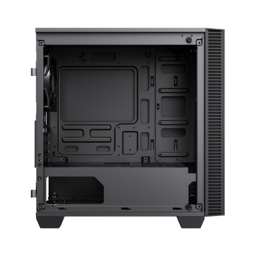 Компьютерный корпус, без блока питания mATX/ Gamemax Mini Abyss mATX case, black, w/o PSU, w/2xUSB3.0, w/1x12cm ARGB rear fan (FN-12Rainbow-M)