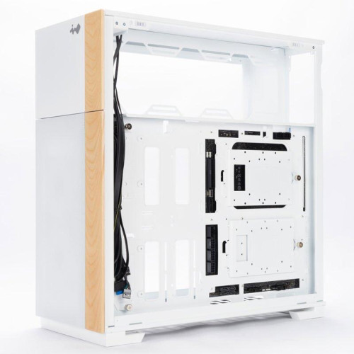 Корпус без блока питания/ Case InWin F5, Full-Tower, TG, 3x140mm ARGB, 2xUSB-A 3.0 + 1xUSB-C 3.2, E-ATX, ATX, mATX, mITX White