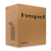 Корпус без блока питания/ Case HSPD M340, Mesh Mid Tower, Black, TG, 0.5 SPCC, no fans, mATX, mITX, 165/350/200mm, 2x2.5