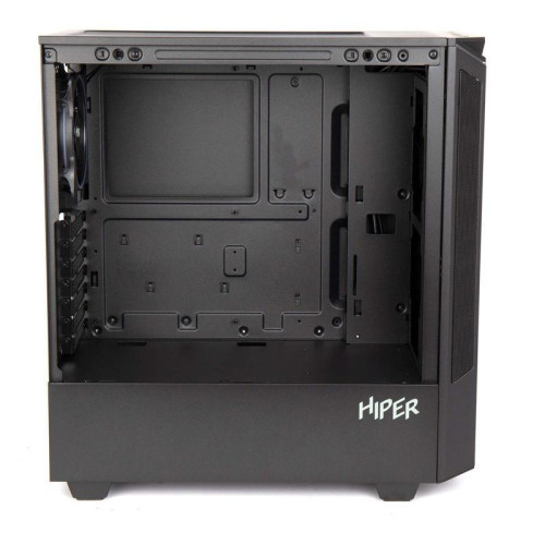 Корпус Hiper PB81 черный ATX 4x120mm 2xUSB2.0 2xUSB3.0 audio bott PSU [PB81]