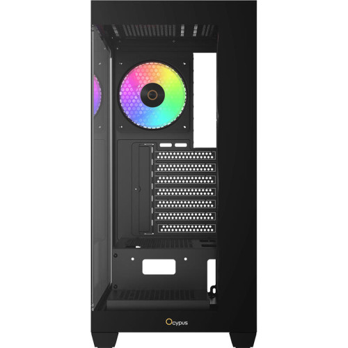 Корпус ПК без блока питания/ Case Ocypus Gamma C72 BK ARGB, Midi-Tower, TG, 4x120mm ARGB, 2xUSB-A 2.0 + 1xUSB-A 3.0, ATX, mATX, mITX Black Корпус ПК без блока питания/ Case Ocypus Gamma C72 BK ARGB, Midi-Tower, TG, 4x120mm ARGB, 2xUSB-A 2.0 + 1xUSB-A 3.0, ATX, mATX, mITX Black
