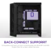 Корпус без блока питания/ Case NZXT H9 Flow (2025), Midi-Tower, TG, 3x140mm + 1x120mm, 2xUSB-A 3.2 + 1xUSB-C 3.2, E-ATX, ATX, mATX, mITX Black