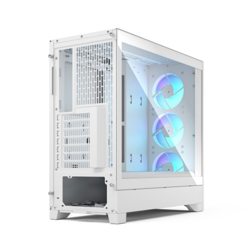 Корпус ПК без блока питания/ Case Fractal Design Pop 2 Air TG RGB, Midi-Tower, 3x120mm, 1xUSB-C + 1xUSB-A 3.2 ATX, mATX, mITX White