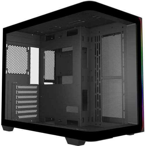 Корпус Bloody BD-CC113 черный без БП ATX 10x120mm 2xUSB3.0 audio bott PSU