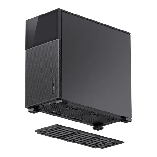 Корпус без блока питания/ Case JONSBO D41 MESH SCREEN, Midi-Tower, TG, no fan, 1xUSB-A 3.2 + 1xUSB-C 3.2, ATX, mATX Black