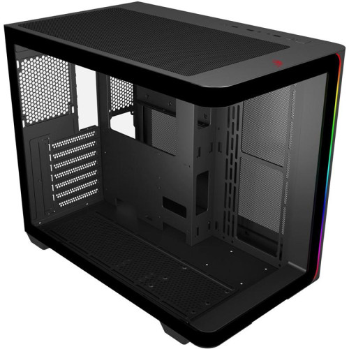 Корпус Bloody BD-CC113 черный без БП ATX 10x120mm 2xUSB3.0 audio bott PSU