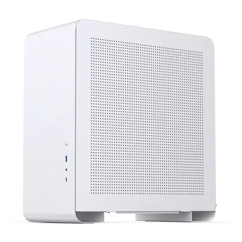 Корпус без блока питания/ Case JONSBO U4 PRO MESH, Midi-Tower, no fan, 1xUSB-A 3.2 + 1xUSB-C 3.2, ATX, mATX, mITX White