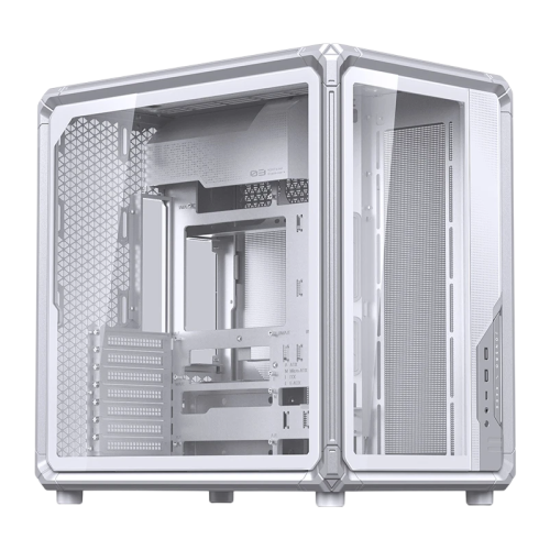 Корпус без блока питания/ Case JONSBO X400, Midi-Tower, TG, no fan, 2xUSB-A 3.0 + 1xUSB-C 3.2, ATX, mATX, mITX White