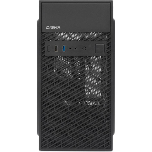 Корпус Digma DCC-MN303 черный mATX 1x80mm 2x120mm 1xUSB2.0 1xUSB3.0 audio [DCC-MN303]