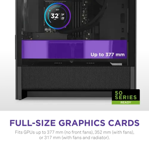 Корпус без блока питания/ Case NZXT H3 Flow (2025), Midi-Tower, TG, 1x120mm, 1xUSB-A 3.2 + 1xUSB-C 3.2, mATX, mITX Black Корпус без блока питания/ Case NZXT H3 Flow (2025), Midi-Tower, TG, 1x120mm, 1xUSB-A 3.2 + 1xUSB-C 3.2, mATX, mITX Black