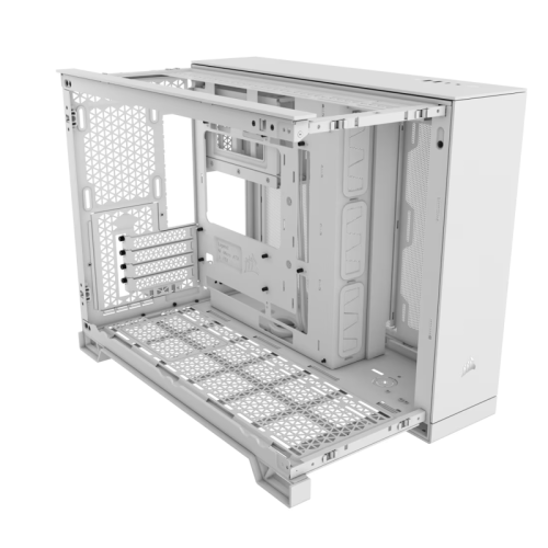 Корпус без блока питания/ Case Corsair 2500D Airflow, Midi-Tower, TG, no fan, 2xUSB-A 3.2, 1xUSB 3.2 Type-C, mATX, mITX Black