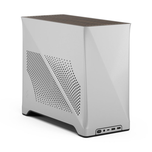 Корпус ПК без блока питания/ Case Fractal Design Era 2, SFF, 2x120mm, 2xUSB-A 3.0 + 1xUSB 3.2 Type-C, SFX PSU Support, mITX Silver