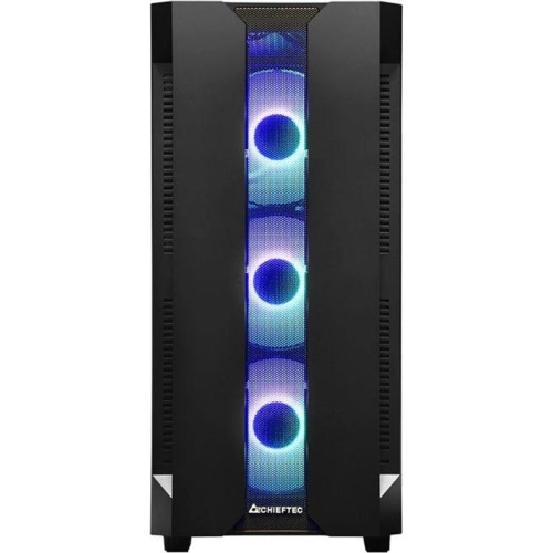 Корпус Chieftec Hunter черный ATX 4x120mm 4x140mm 2xUSB3.1 audio bott PSU [GS-01B-OP]