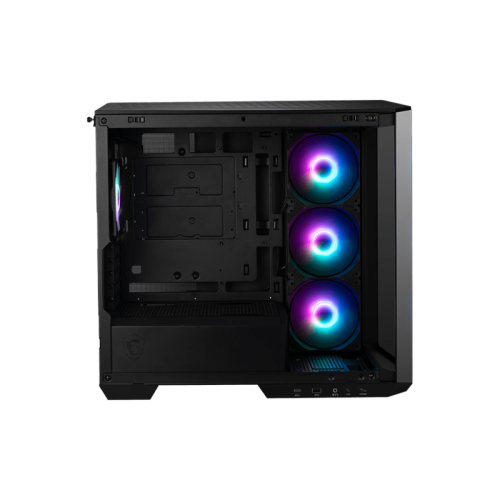 Корпус ПК без блока питания/ Case MSI MAG PANO M100R PZ, Mini-Tower, TG, 4x120mm ARGB, 1xUSB 3.2, 1xUSB 3.2 Type-C, mATX, mITX Black