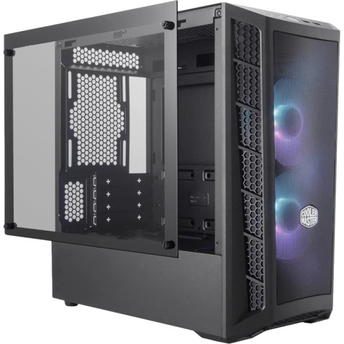 Корпус без блока питания/ Cooler Master MasterBox MB311L, 2xUSB3.0, 2x120 ARGB Fan, w/o PSU, Black, mATX