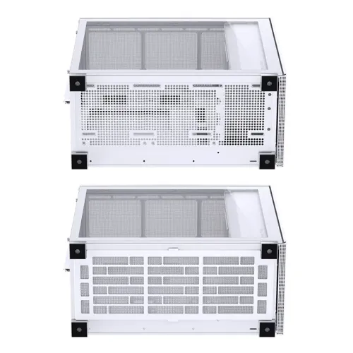 Корпус без блока питания/ Case JONSBO D41 STD, Midi-Tower, TG, no fan, 1xUSB-A 3.2 + 1xUSB-C 3.2, ATX, mATX White