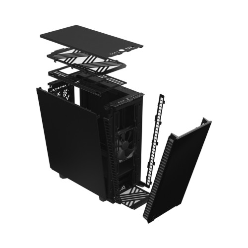 Корпус ПК без блока питания/ Case Fractal Design Define 7 Compact Solid, Midi-Tower, 1x120mm + 1x140mm, 2xUSB-A 2.0 + 2xUSB-A 3.0 + 1xUSB 3.2 Type-C ATX, mATX, mITX Black Корпус ПК без блока питания/ Case Fractal Design Define 7 Compact Solid, Midi-Tower, 1x120mm + 1x140mm, 2xUSB-A 2.0 + 2xUSB-A 3.0 + 1xUSB 3.2 Type-C ATX, mATX, mITX Black