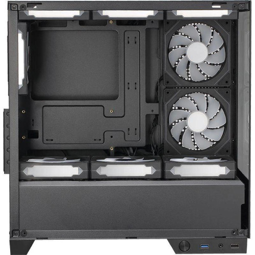 Корпус Formula Crystal Z1M черный mATX 7x120mm 1xUSB2.0 1xUSB3.0 audio bott PSU [CRISTAL Z1M]