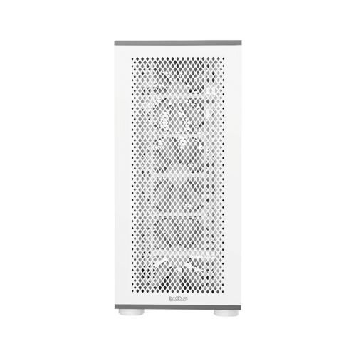Корпус без блока питания/ PCCooler ME200 MESH WH, Mesh Full Tower, White, TG, SPCC, 3x120mm ARGB E-ATX, ATX, mATX, mITX 180/380/220mm 4x2.5