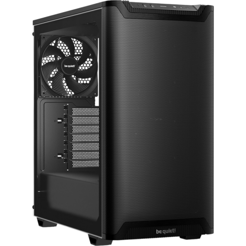 Корпус ПК без блока питания/ Case be quiet! PURE BASE 501 Airflow Window, Midi-Tower, TG, 2x140mm, 2xUSB-A 3.2, 1xUSB 3.2 Type-C, ATX, mATX, mITX Black