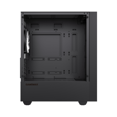 Компьютерный корпус mATX, без блока питания/ Gamemax STORM BK mATX case, black, w/o psu, w/1xUSB3.0+2xUSB2.0, Combo Audio, w/1x12cm FRGB rear fan (FN-AF12X)