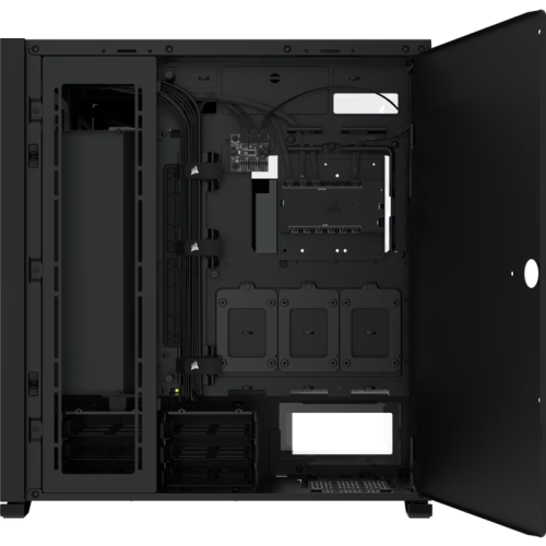 Корпус без блока питания/ Case Corsair iCUE 7000X RGB, Full-Tower, TG, 4x140mm RGB, 4xUSB-A 3.0, 1xUSB 3.2 Type-C, E-ATX, ATX, mATX, mITX Black