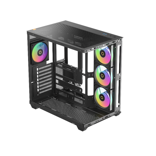Корпус ПК без блока питания/ Case Ocypus Gamma C74 BK ARGB, Midi-Tower, TG, 4x120mm ARGB, 2xUSB-A 3.0 + 1xUSB-C 3.1, ATX, mATX, mITX Black Корпус ПК без блока питания/ Case Ocypus Gamma C74 BK ARGB, Midi-Tower, TG, 4x120mm ARGB, 2xUSB-A 3.0 + 1xUSB-C 3.1, ATX, mATX, mITX Black