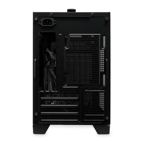 Корпус без блока питания/ Case HSPD M211, Mesh Mini-tower, Black, TG, 0.7 SPCC, no fans,mATX, mITX, 175/330/150mm, 2x2.5