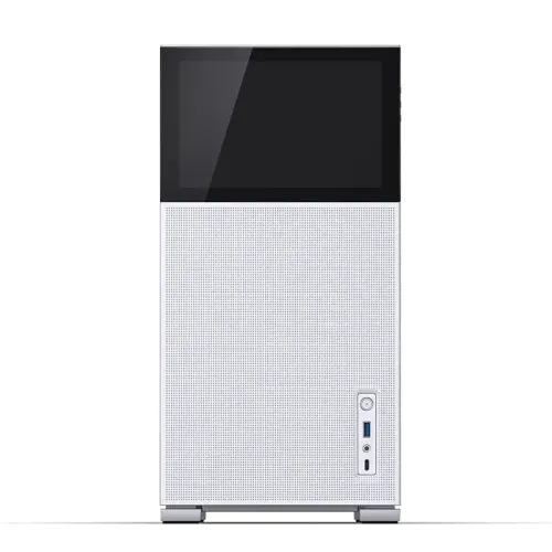 Корпус без блока питания/ Case JONSBO D41 MESH SCREEN, Midi-Tower, TG, no fan, 1xUSB-A 3.2 + 1xUSB-C 3.2, ATX, mATX White