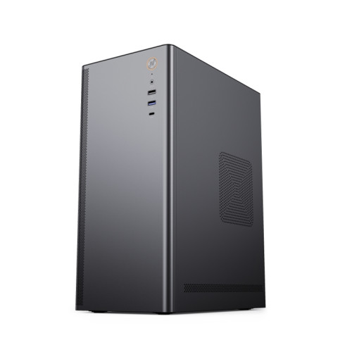 Корпус без блока питания/ Case Foxline FL-517 mATX case, black, w/o PSU w/1xUSB2.0 + 1xUSB3.0 + 1xType-C (USB2.0) + HD audio, w/o FAN