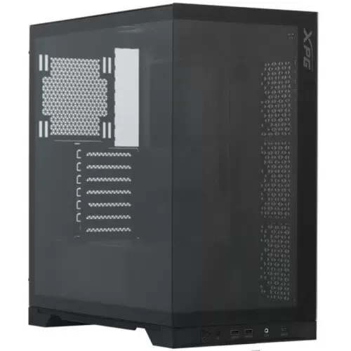 Корпус XPG INVADER X BLACK (INVADERXMTWOF-BKCWW) Mid-Tower, Micro-ATX, Mini-ITX, Standard-ATX, USB 3.2 Gen2 Type-A, USB 3.2 Gen2 Type-C