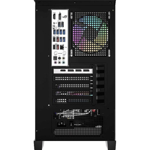 Корпус Formula Crystal Z1M Plus FR черный без БП mATX 9x120mm 1xUSB3.0 audio bott PSU