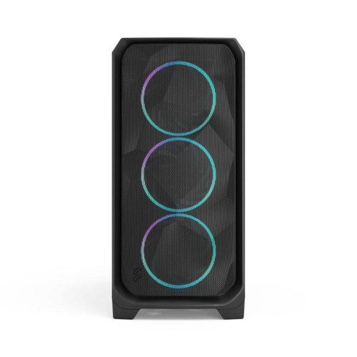Корпус ПК без блока питания/ Case Fractal Design Meshify 3 XL RGB TG Light Tint, Full-Tower, 3x140mm ARGB, 2xUSB-A 3.2 + 1xUSB 3.2 Type-C SSI-EEB, SSI-CEB, E-ATX, ATX, mATX, mITX, Black