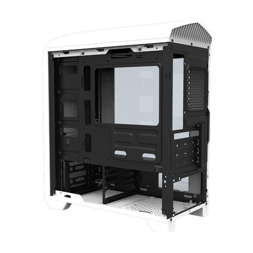 Компьютерный корпус, без блока питания mATX/ Gamemax Centauri WB H601 mATX case, white, w/o PSU, w/1xUSB3.0+1xUSB2.0+HD-Audio, w/1x12mm FRGB fan (GMX-AF12X)