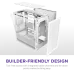 Корпус без блока питания/ Case NZXT H3 Flow (2025), Midi-Tower, TG, 1x120mm, 1xUSB-A 3.2 + 1xUSB-C 3.2, mATX, mITX White